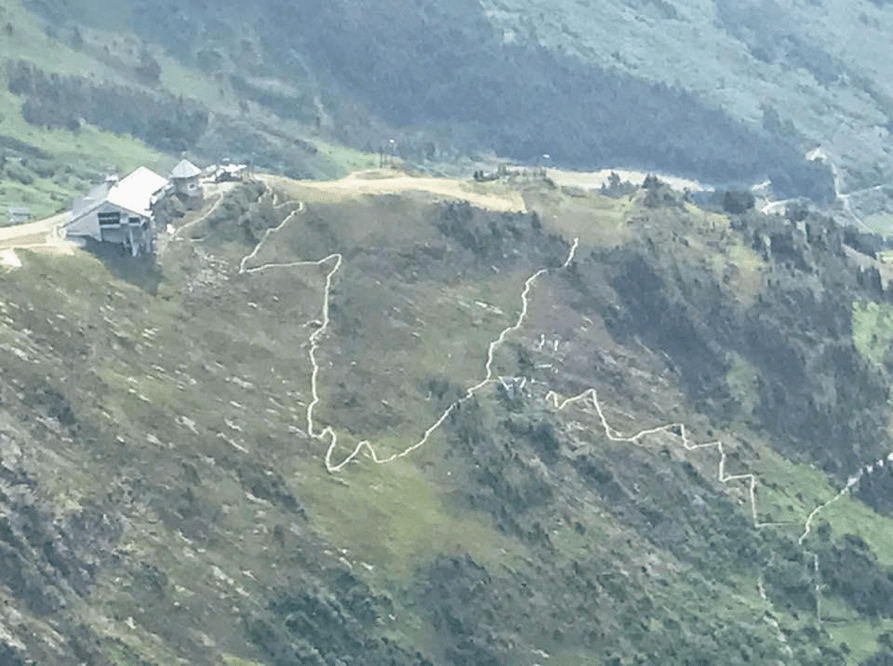 The sign said 12 switchbacks, it lied!