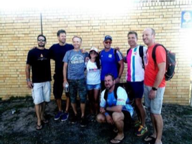 Pictured left: Shawn, Richard (?), Jaap, Pam, Nick, MJ (aka Martin), Paul, and Christo